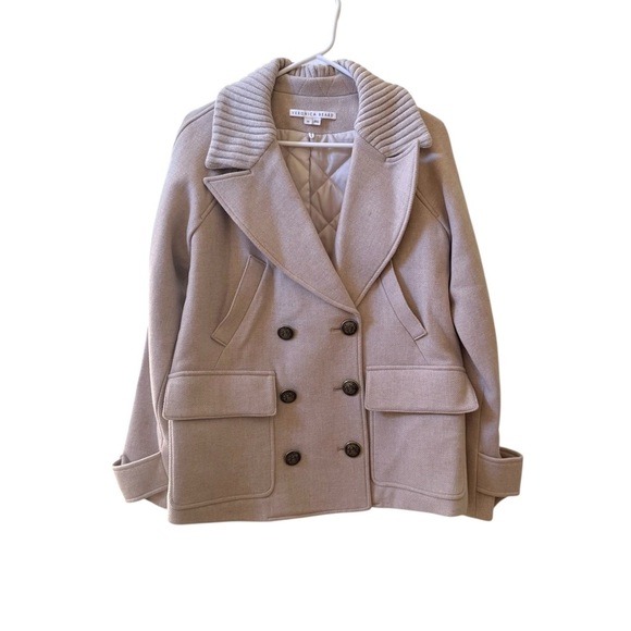 VERONICA BEARD Shirin Dickey Jacket Coat Light Oatmeal Sz XS - Picture 2 of 10